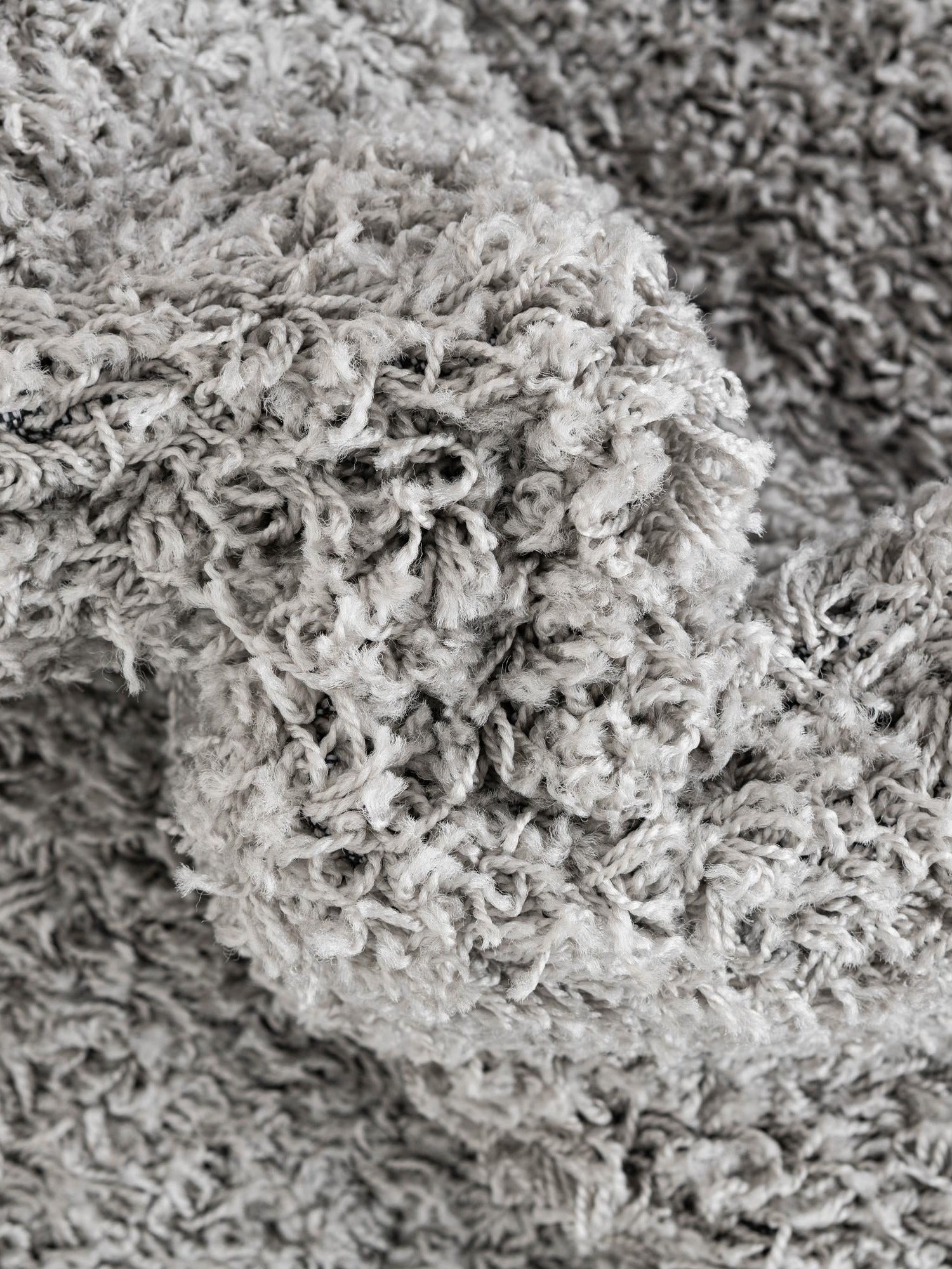 Light Gray 3' 3 x 5' 3 Everyday Shag Rectangle Area Rug Thick Soft Touch Fluffy & Plush Shaggy Pile 100% Polypropylene With Cotton Backing Durable  Carpet for Sale at Rug Engine
