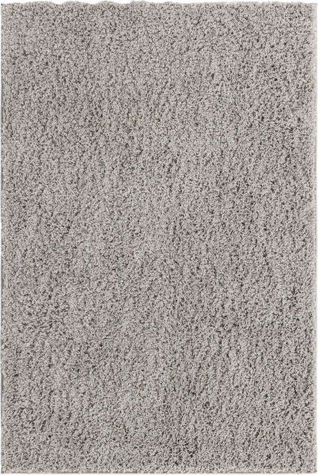 Light Gray 4' x 6' Everyday Shag Rectangle Area Rug Thick Soft Touch Fluffy & Plush Shaggy Pile 100% Polypropylene With Cotton Backing Durable  Carpet for Sale at Rug Engine