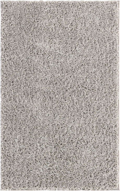 Light Gray 3' 3 x 5' 3 Everyday Shag Rectangle Area Rug Thick Soft Touch Fluffy & Plush Shaggy Pile 100% Polypropylene With Cotton Backing Durable  Carpet for Sale at Rug Engine