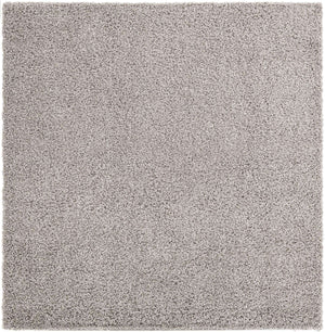 Light Gray 7' 10 x 7' 10 Everyday Shag Square Area Rug Thick Soft Touch Fluffy & Plush Shaggy Pile 100% Polypropylene With Cotton Backing Durable  Carpet for Sale at Rug Engine