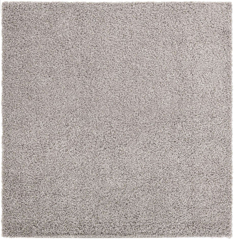 Light Gray 7' 10 x 7' 10 Everyday Shag Square Area Rug Thick Soft Touch Fluffy & Plush Shaggy Pile 100% Polypropylene With Cotton Backing Durable  Carpet for Sale at Rug Engine