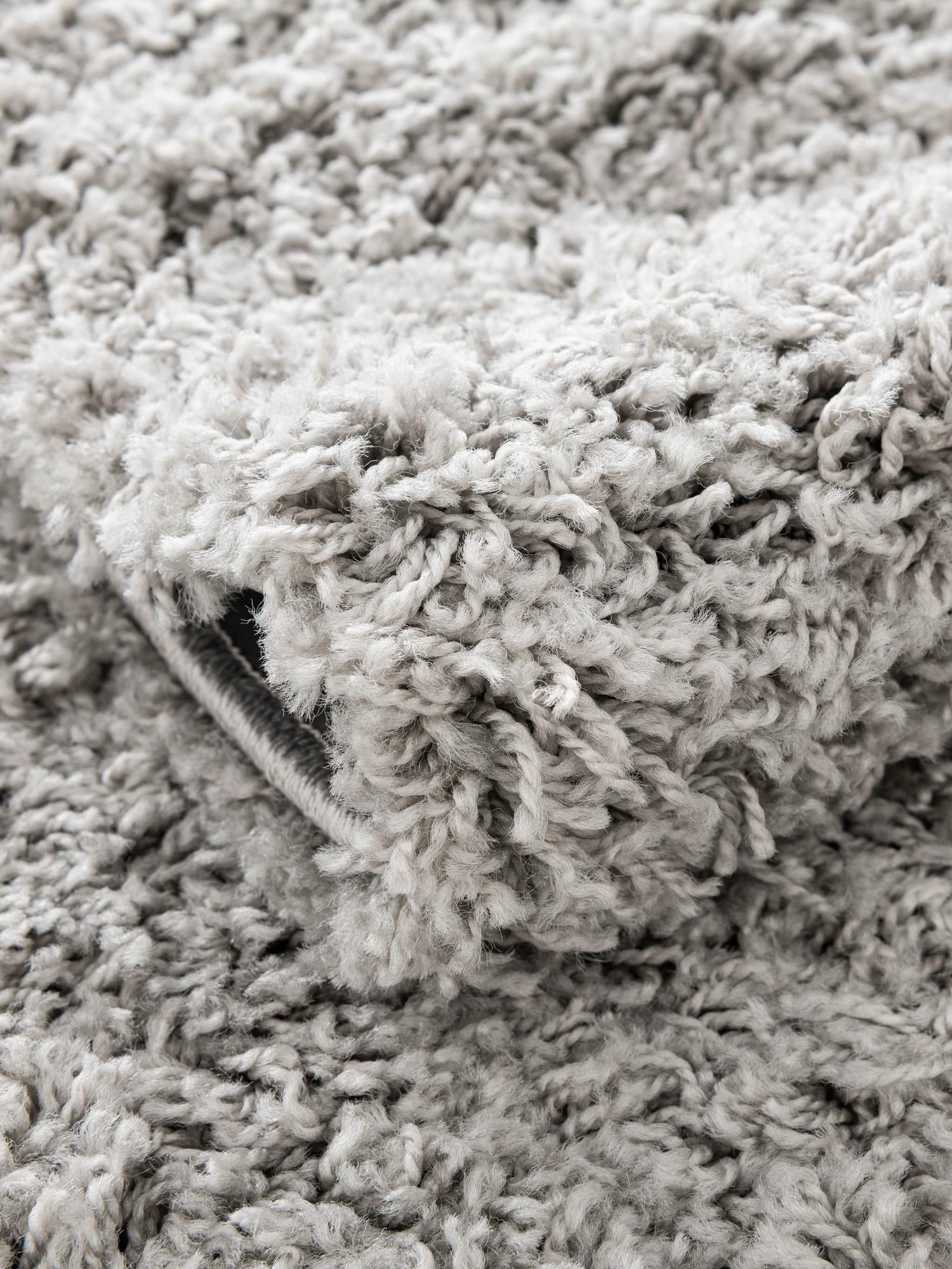 Light Gray 3' 3 x 3' 3 Everyday Shag Square Area Rug Thick Soft Touch Fluffy & Plush Shaggy Pile 100% Polypropylene With Cotton Backing Durable  Carpet for Sale at Rug Engine