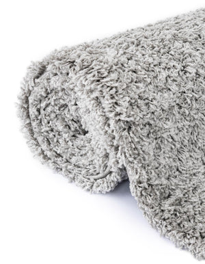 Light Gray 7' 10 x 7' 10 Everyday Shag Square Area Rug Thick Soft Touch Fluffy & Plush Shaggy Pile 100% Polypropylene With Cotton Backing Durable  Carpet for Sale at Rug Engine