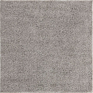 Light Gray 5' x 5' Everyday Shag Square Area Rug Thick Soft Touch Fluffy & Plush Shaggy Pile 100% Polypropylene With Cotton Backing Durable  Carpet for Sale at Rug Engine