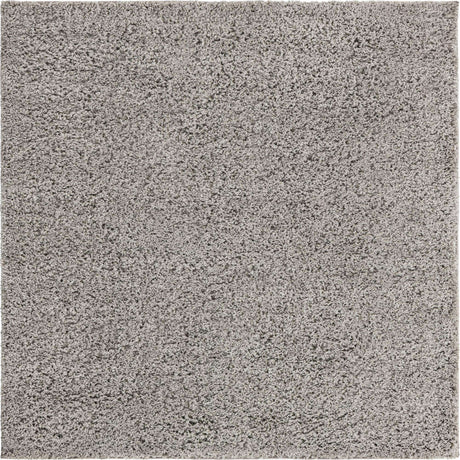 Light Gray 5' x 5' Everyday Shag Square Area Rug Thick Soft Touch Fluffy & Plush Shaggy Pile 100% Polypropylene With Cotton Backing Durable  Carpet for Sale at Rug Engine