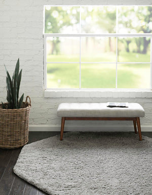 Light Gray 4' x 4' Everyday Shag Octagon Area Rug Thick Soft Touch Fluffy & Plush Shaggy Pile 100% Polypropylene With Cotton Backing Durable  Carpet for Sale at Rug Engine