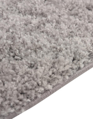 Light Gray 7' 10 x 7' 10 Everyday Shag Round Area Rug Thick Soft Touch Fluffy & Plush Shaggy Pile 100% Polypropylene With Cotton Backing Durable  Carpet for Sale at Rug Engine