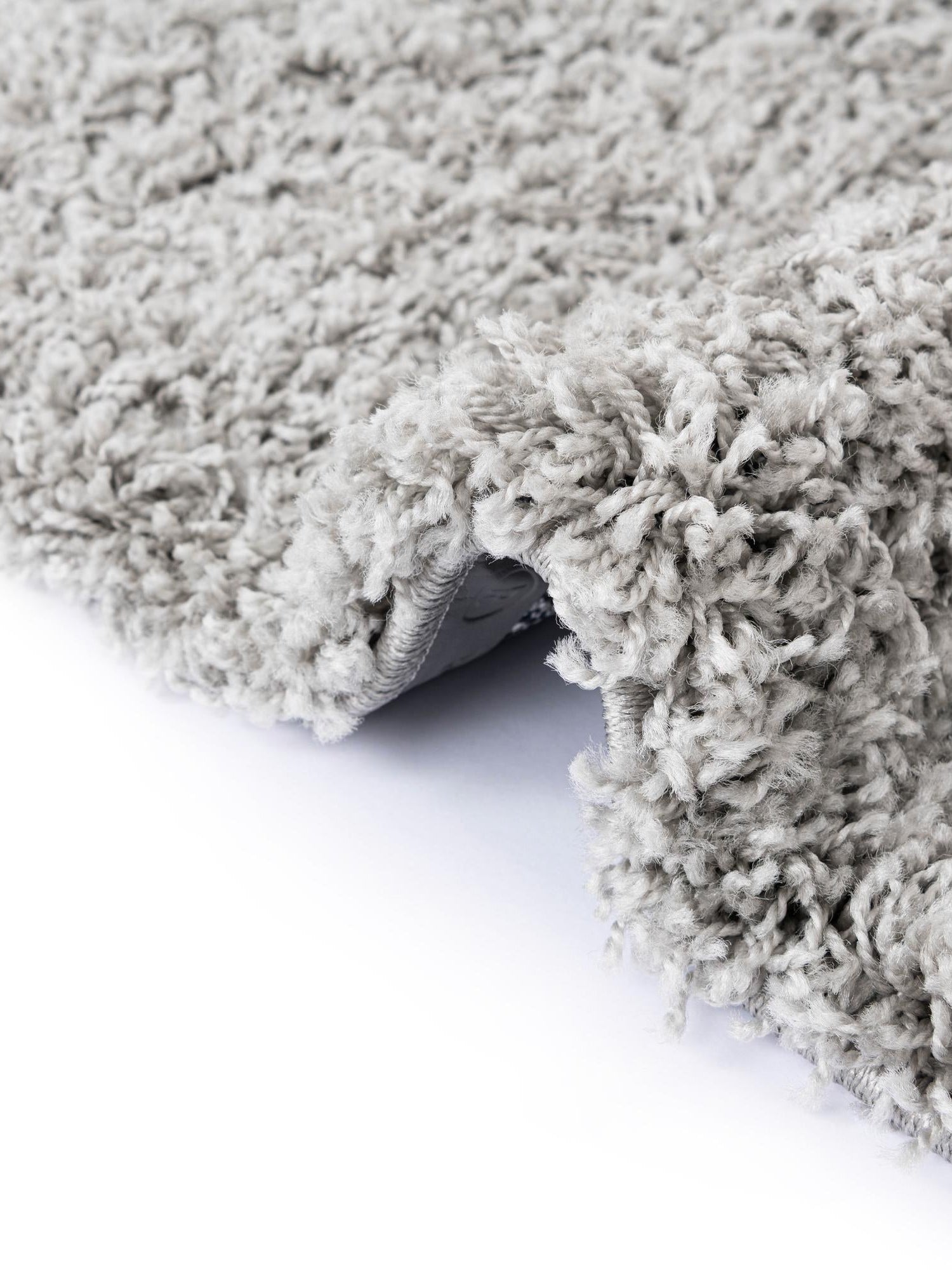 Light Gray 12' 4 x 12' 4 Everyday Shag Round Area Rug Thick Soft Touch Fluffy & Plush Shaggy Pile 100% Polypropylene With Cotton Backing Durable  Carpet for Sale at Rug Engine