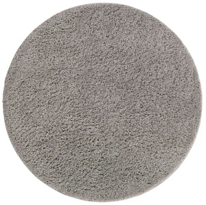 Light Gray 5' x 5' Everyday Shag Round Area Rug Thick Soft Touch Fluffy & Plush Shaggy Pile 100% Polypropylene With Cotton Backing Durable  Carpet for Sale at Rug Engine