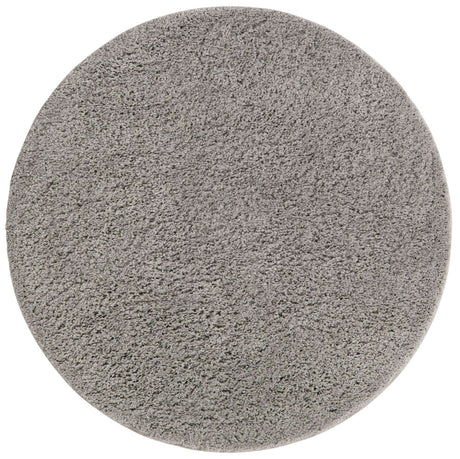 Light Gray 5' x 5' Everyday Shag Round Area Rug Thick Soft Touch Fluffy & Plush Shaggy Pile 100% Polypropylene With Cotton Backing Durable  Carpet for Sale at Rug Engine