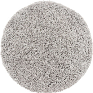 Light Gray 3' 3 x 3' 3 Everyday Shag Round Area Rug Thick Soft Touch Fluffy & Plush Shaggy Pile 100% Polypropylene With Cotton Backing Durable  Carpet for Sale at Rug Engine