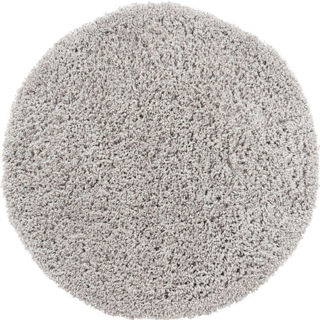 Light Gray 3' 3 x 3' 3 Everyday Shag Round Area Rug Thick Soft Touch Fluffy & Plush Shaggy Pile 100% Polypropylene With Cotton Backing Durable  Carpet for Sale at Rug Engine