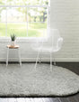 Light Gray 5' 1 x 8' Everyday Shag Oval Area Rug Thick Soft Touch Fluffy & Plush Shaggy Pile 100% Polypropylene With Cotton Backing Durable  Carpet for Sale at Rug Engine