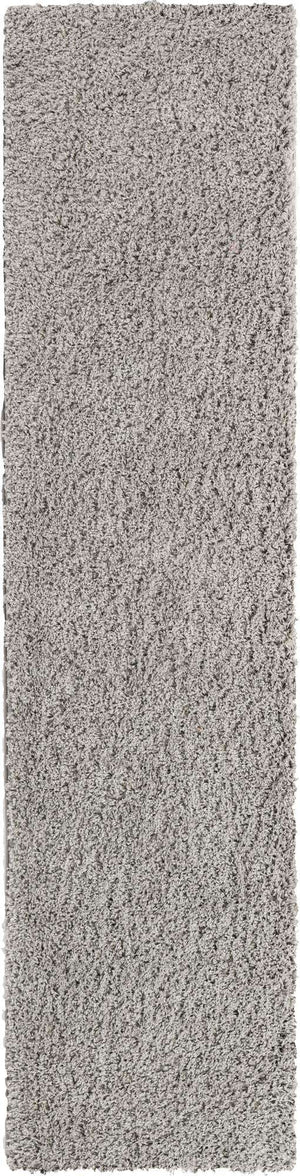Light Gray 2' 6 x 10' Everyday Shag Runner Area Rug Thick Soft Touch Fluffy & Plush Shaggy Pile 100% Polypropylene With Cotton Backing Durable  Carpet for Sale at Rug Engine