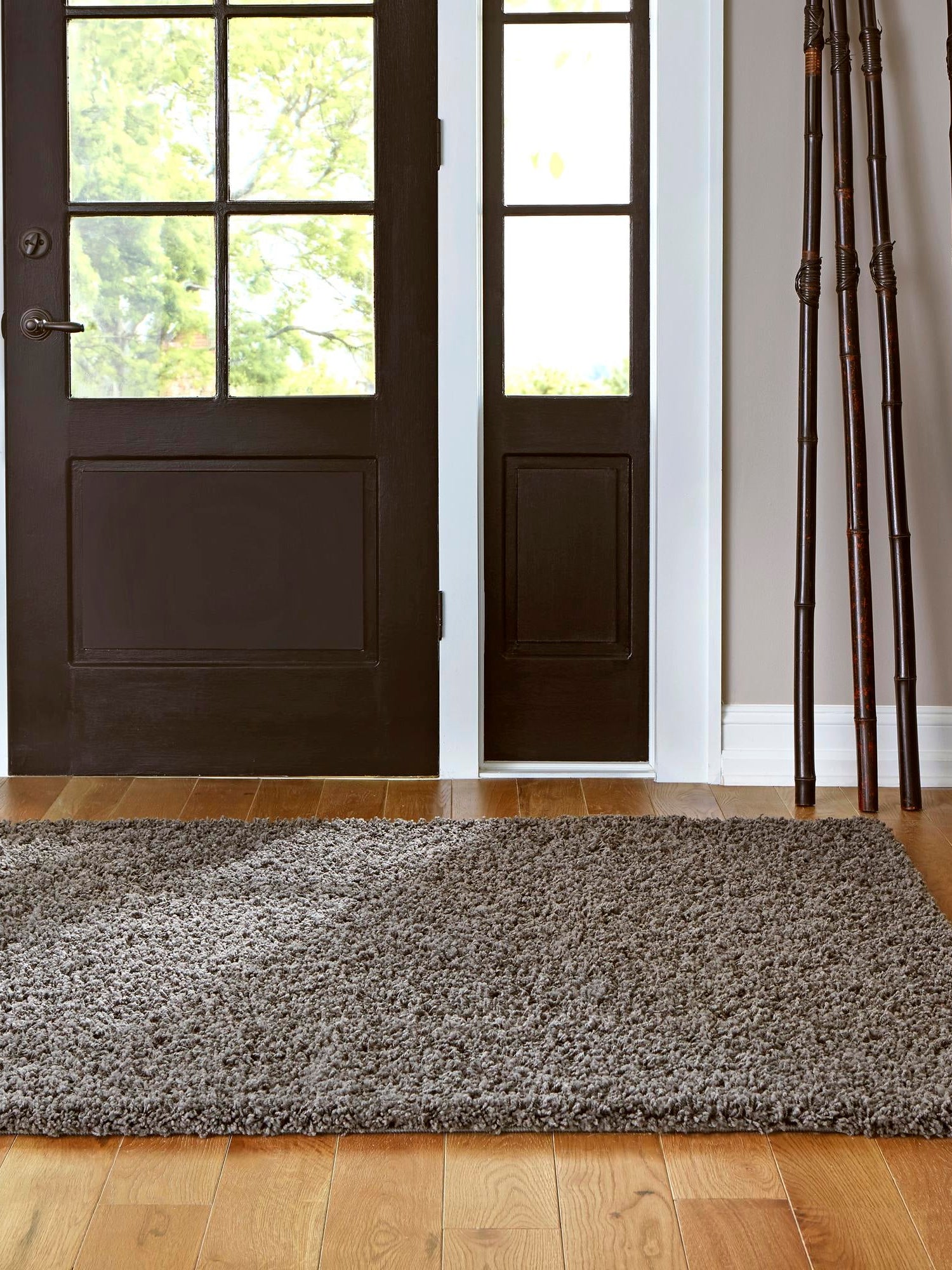 Dark Gray 6' x 9' Everyday Shag Rectangle Area Rug Thick Soft Touch Fluffy & Plush Shaggy Pile 100% Polypropylene With Cotton Backing Durable  Carpet for Sale at Rug Engine