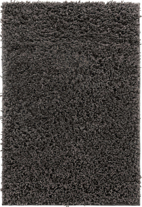 Dark Gray 2' 2 x 3' Everyday Shag Rectangle Area Rug Thick Soft Touch Fluffy & Plush Shaggy Pile 100% Polypropylene With Cotton Backing Durable  Carpet for Sale at Rug Engine