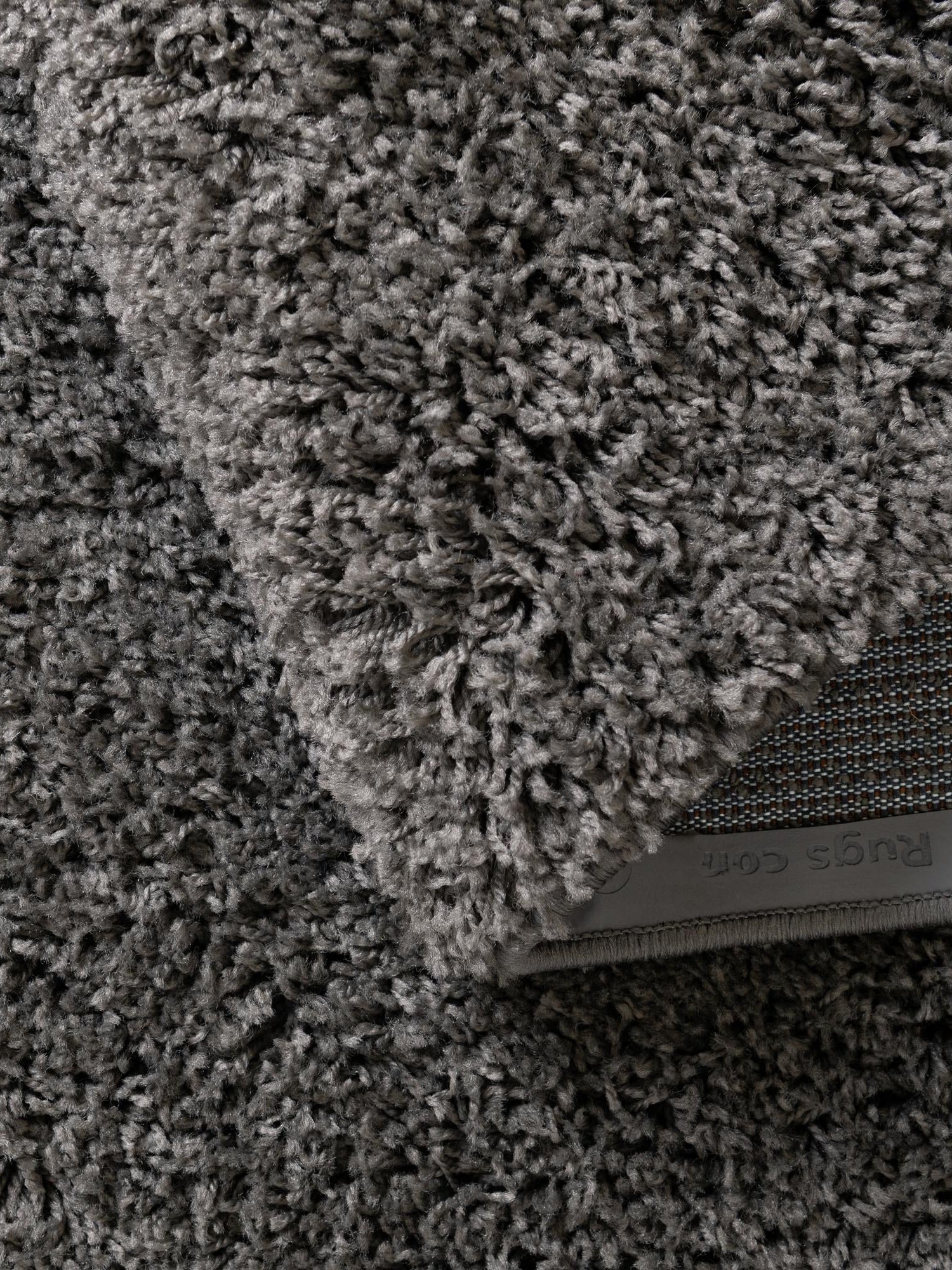 Dark Gray 3' 3 x 3' 3 Everyday Shag Square Area Rug Thick Soft Touch Fluffy & Plush Shaggy Pile 100% Polypropylene With Cotton Backing Durable  Carpet for Sale at Rug Engine