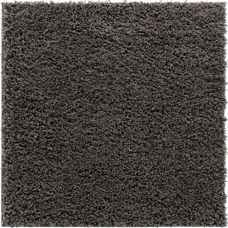 Dark Gray 3' 3 x 3' 3 Everyday Shag Square Area Rug Thick Soft Touch Fluffy & Plush Shaggy Pile 100% Polypropylene With Cotton Backing Durable  Carpet for Sale at Rug Engine