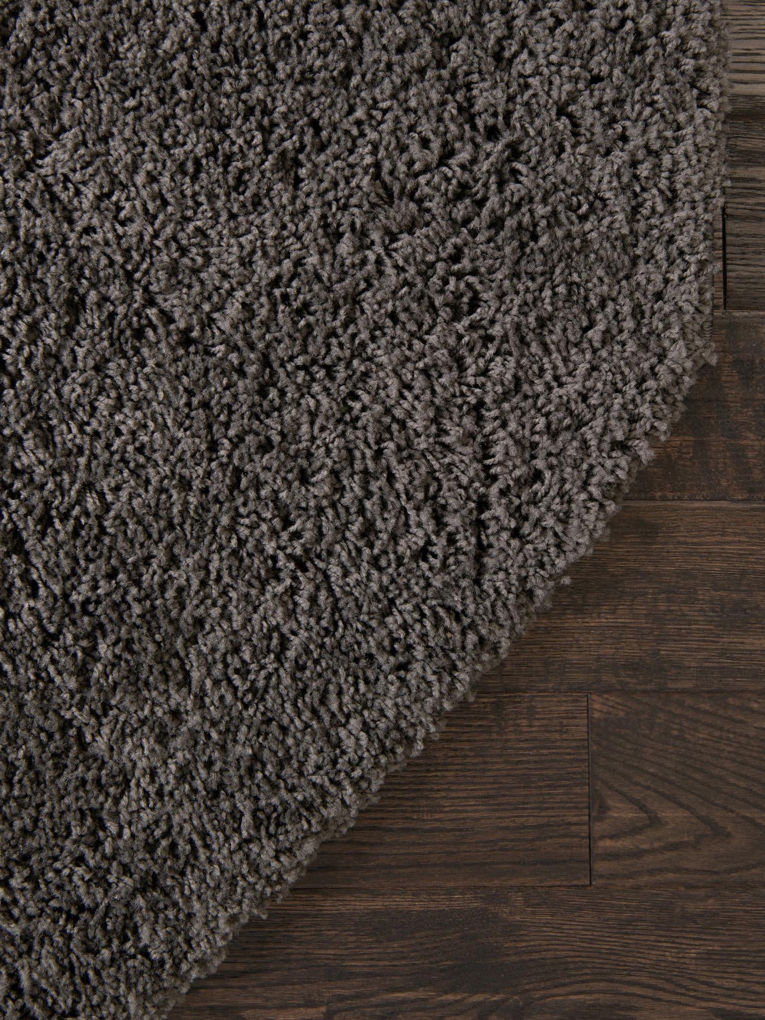 Dark Gray 6' x 6' Everyday Shag Octagon Area Rug Thick Soft Touch Fluffy & Plush Shaggy Pile 100% Polypropylene With Cotton Backing Durable  Carpet for Sale at Rug Engine