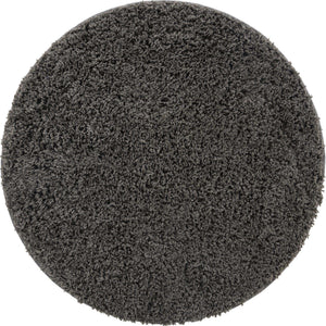 Dark Gray 3' 3 x 3' 3 Everyday Shag Round Area Rug Thick Soft Touch Fluffy & Plush Shaggy Pile 100% Polypropylene With Cotton Backing Durable  Carpet for Sale at Rug Engine