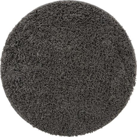 Dark Gray 3' 3 x 3' 3 Everyday Shag Round Area Rug Thick Soft Touch Fluffy & Plush Shaggy Pile 100% Polypropylene With Cotton Backing Durable  Carpet for Sale at Rug Engine