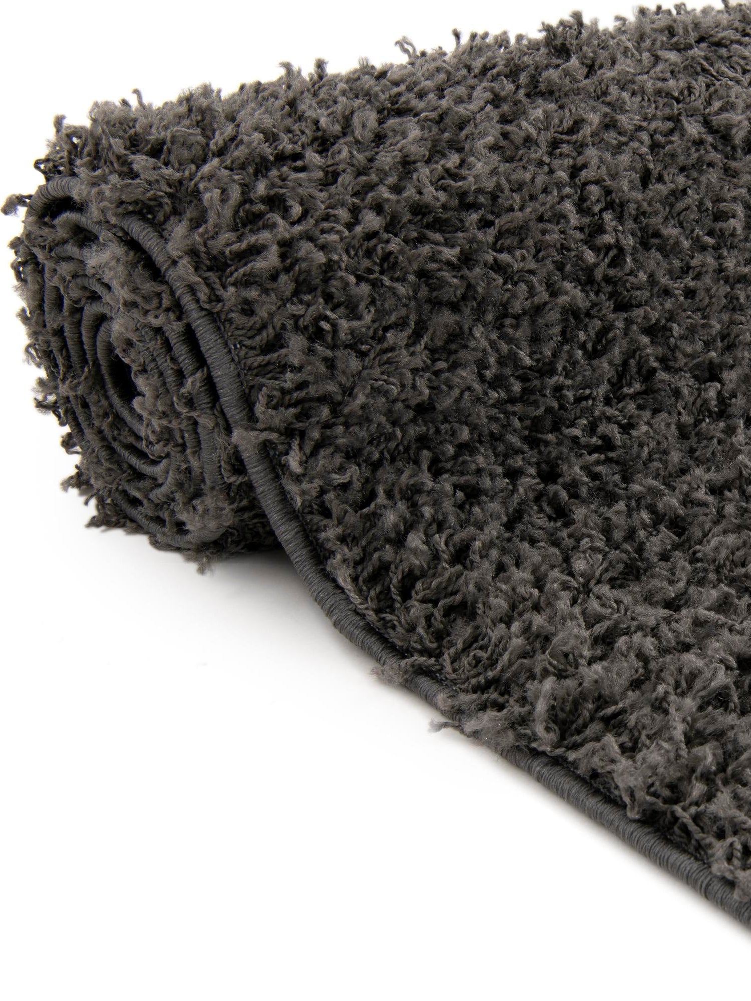 Dark Gray 2' 6 x 10' Everyday Shag Runner Area Rug Thick Soft Touch Fluffy & Plush Shaggy Pile 100% Polypropylene With Cotton Backing Durable  Carpet for Sale at Rug Engine
