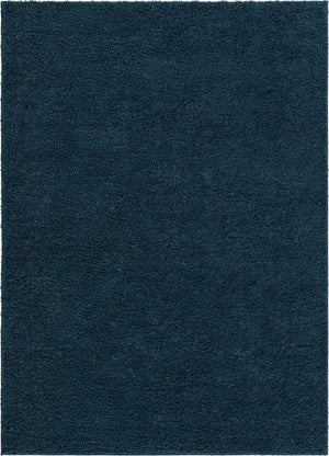 Navy Blue 9' x 12' Everyday Shag Rectangle Area Rug Thick Soft Touch Fluffy & Plush Shaggy Pile 100% Polypropylene With Cotton Backing Durable  Carpet for Sale at Rug Engine