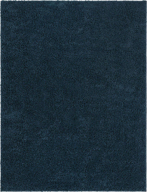 Navy Blue 8' x 10' Everyday Shag Rectangle Area Rug Thick Soft Touch Fluffy & Plush Shaggy Pile 100% Polypropylene With Cotton Backing Durable  Carpet for Sale at Rug Engine