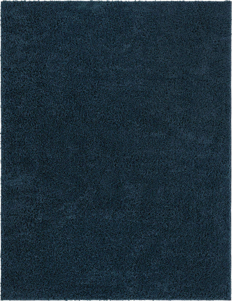 Navy Blue 8' x 10' Everyday Shag Rectangle Area Rug Thick Soft Touch Fluffy & Plush Shaggy Pile 100% Polypropylene With Cotton Backing Durable  Carpet for Sale at Rug Engine