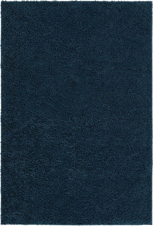 Navy Blue 7' x 10' Everyday Shag Rectangle Area Rug Thick Soft Touch Fluffy & Plush Shaggy Pile 100% Polypropylene With Cotton Backing Durable  Carpet for Sale at Rug Engine