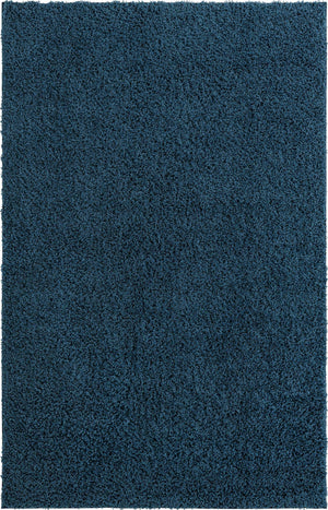Navy Blue 6' x 9' Everyday Shag Rectangle Area Rug Thick Soft Touch Fluffy & Plush Shaggy Pile 100% Polypropylene With Cotton Backing Durable  Carpet for Sale at Rug Engine
