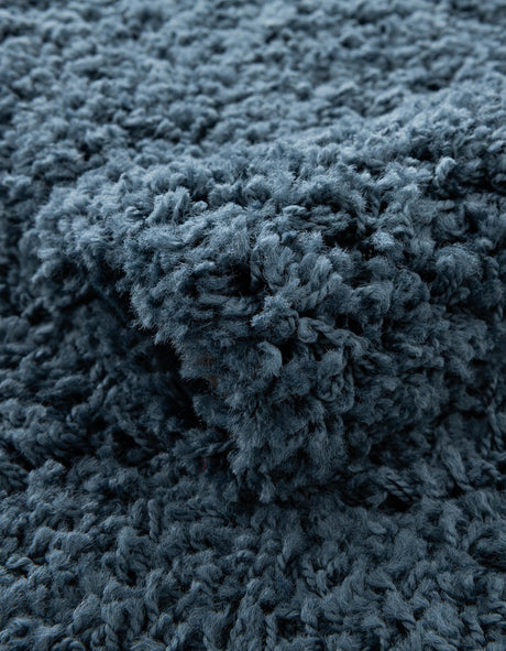 Navy Blue 4' x 6' Everyday Shag Rectangle Area Rug Thick Soft Touch Fluffy & Plush Shaggy Pile 100% Polypropylene With Cotton Backing Durable  Carpet for Sale at Rug Engine