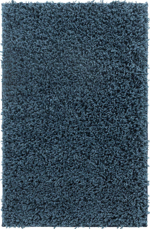 Navy Blue 2' 2 x 3' Everyday Shag Rectangle Area Rug Thick Soft Touch Fluffy & Plush Shaggy Pile 100% Polypropylene With Cotton Backing Durable  Carpet for Sale at Rug Engine