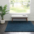 Navy Blue 7' 10 x 7' 10 Everyday Shag Square Area Rug Thick Soft Touch Fluffy & Plush Shaggy Pile 100% Polypropylene With Cotton Backing Durable  Carpet for Sale at Rug Engine