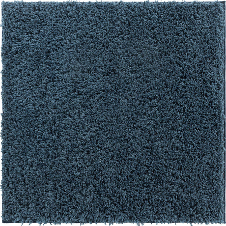Navy Blue 3' 3 x 3' 3 Everyday Shag Square Area Rug Thick Soft Touch Fluffy & Plush Shaggy Pile 100% Polypropylene With Cotton Backing Durable  Carpet for Sale at Rug Engine