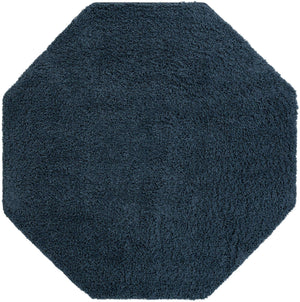 Navy Blue 7' 10 x 7' 10 Everyday Shag Octagon Area Rug Thick Soft Touch Fluffy & Plush Shaggy Pile 100% Polypropylene With Cotton Backing Durable  Carpet for Sale at Rug Engine