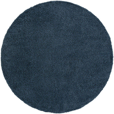 Navy Blue 10' 2 x 10' 2 Everyday Shag Round Area Rug Thick Soft Touch Fluffy & Plush Shaggy Pile 100% Polypropylene With Cotton Backing Durable  Carpet for Sale at Rug Engine