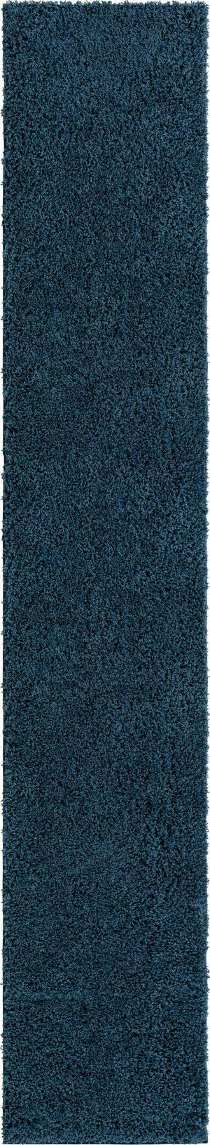 Navy Blue 2' 6 x 13' 1 Everyday Shag Runner Area Rug Thick Soft Touch Fluffy & Plush Shaggy Pile 100% Polypropylene With Cotton Backing Durable  Carpet for Sale at Rug Engine
