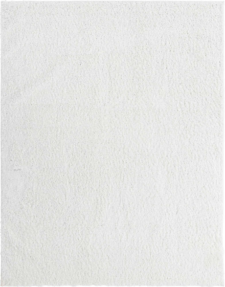 Snow White 10' x 13' Everyday Shag Rectangle Area Rug Thick Soft Touch Fluffy & Plush Shaggy Pile 100% Polypropylene With Cotton Backing Durable  Carpet for Sale at Rug Engine