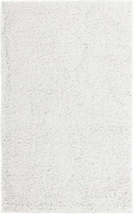 Snow White 5' x 8' Everyday Shag Rectangle Area Rug Thick Soft Touch Fluffy & Plush Shaggy Pile 100% Polypropylene With Cotton Backing Durable  Carpet for Sale at Rug Engine