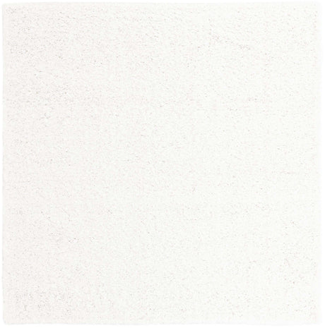 Snow White 7' 10 x 7' 10 Everyday Shag Square Area Rug Thick Soft Touch Fluffy & Plush Shaggy Pile 100% Polypropylene With Cotton Backing Durable  Carpet for Sale at Rug Engine