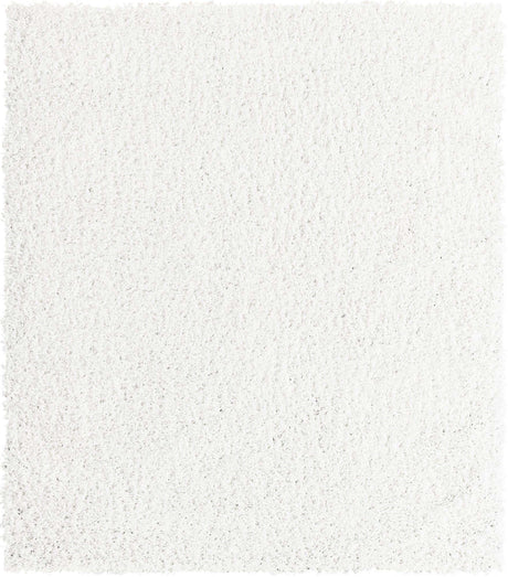 Snow White 5' x 5' Everyday Shag Square Area Rug Thick Soft Touch Fluffy & Plush Shaggy Pile 100% Polypropylene With Cotton Backing Durable  Carpet for Sale at Rug Engine
