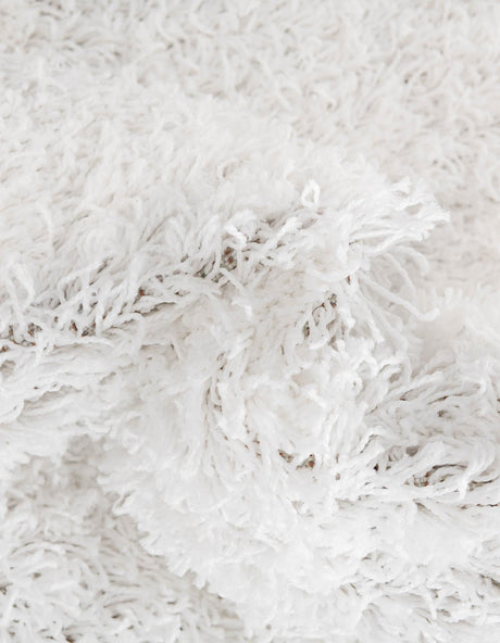 Snow White 4' x 4' Everyday Shag Octagon Area Rug Thick Soft Touch Fluffy & Plush Shaggy Pile 100% Polypropylene With Cotton Backing Durable  Carpet for Sale at Rug Engine