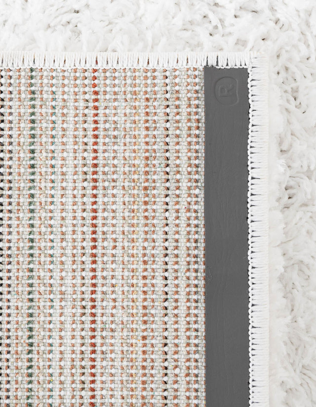 Snow White 6' x 6' Everyday Shag Octagon Area Rug Thick Soft Touch Fluffy & Plush Shaggy Pile 100% Polypropylene With Cotton Backing Durable  Carpet for Sale at Rug Engine