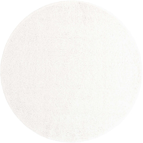 Snow White 10' 2 x 10' 2 Everyday Shag Round Area Rug Thick Soft Touch Fluffy & Plush Shaggy Pile 100% Polypropylene With Cotton Backing Durable  Carpet for Sale at Rug Engine