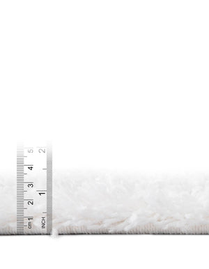 Snow White 12' 4 x 12' 4 Everyday Shag Round Area Rug Thick Soft Touch Fluffy & Plush Shaggy Pile 100% Polypropylene With Cotton Backing Durable  Carpet for Sale at Rug Engine