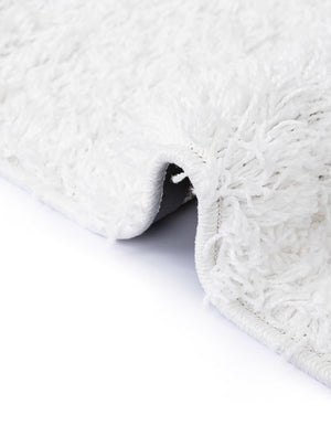 Snow White 12' 4 x 12' 4 Everyday Shag Round Area Rug Thick Soft Touch Fluffy & Plush Shaggy Pile 100% Polypropylene With Cotton Backing Durable  Carpet for Sale at Rug Engine