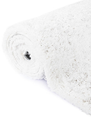 Snow White 12' 4 x 12' 4 Everyday Shag Round Area Rug Thick Soft Touch Fluffy & Plush Shaggy Pile 100% Polypropylene With Cotton Backing Durable  Carpet for Sale at Rug Engine