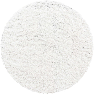 Snow White 3' 3 x 3' 3 Everyday Shag Round Area Rug Thick Soft Touch Fluffy & Plush Shaggy Pile 100% Polypropylene With Cotton Backing Durable  Carpet for Sale at Rug Engine