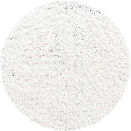 Snow White 3' 3 x 3' 3 Everyday Shag Round Area Rug Thick Soft Touch Fluffy & Plush Shaggy Pile 100% Polypropylene With Cotton Backing Durable  Carpet for Sale at Rug Engine